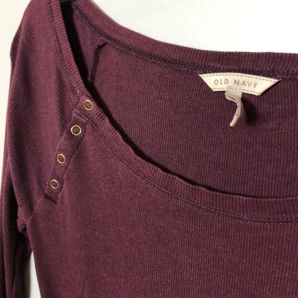 Stretchy off the shoulder long sleeve top - Picture 2 of 5